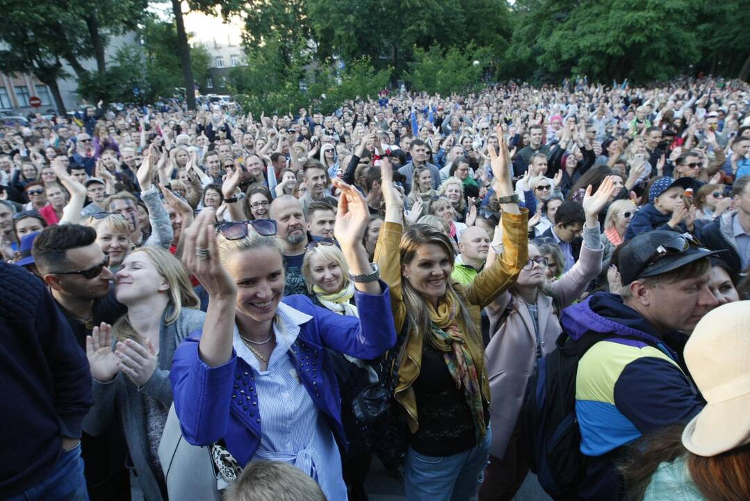 Klaipėdą drebino „Tautiška giesmė“