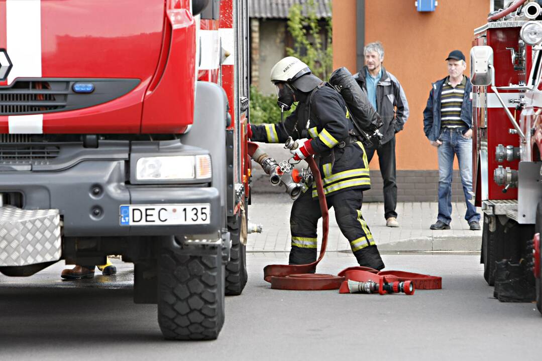 Ugniagesiai į savo šventę pakvietė kretingiškius