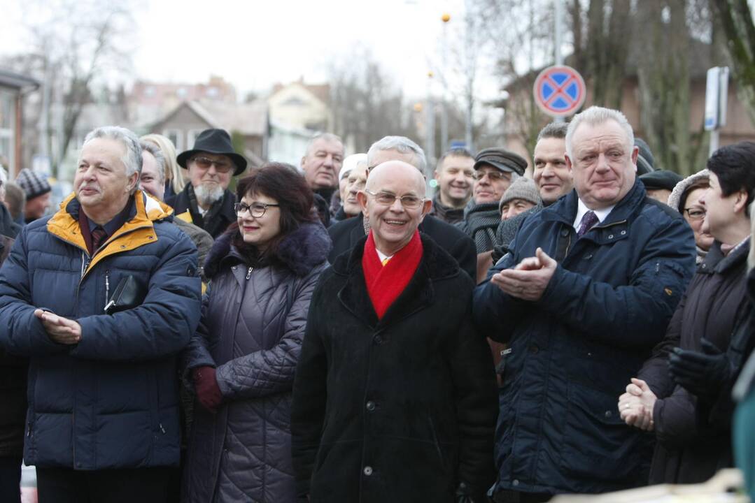 Signatarų alėjos atidarymas Palangoje