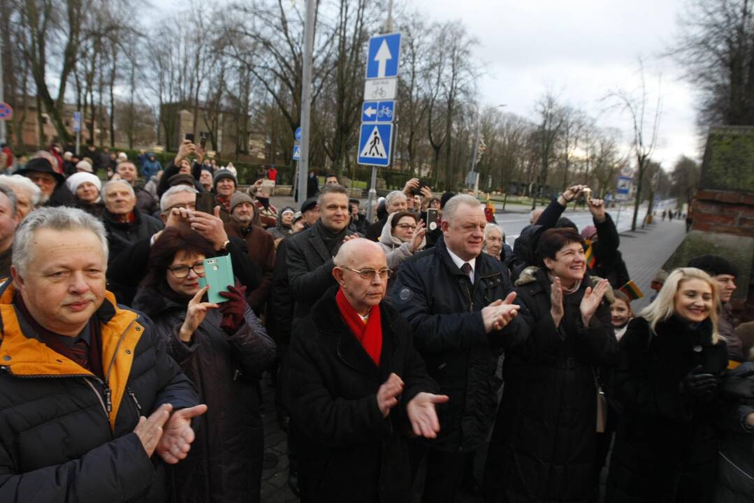 Signatarų alėjos atidarymas Palangoje