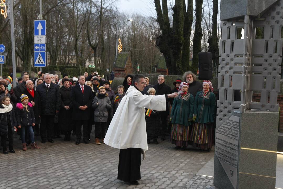 Signatarų alėjos atidarymas Palangoje