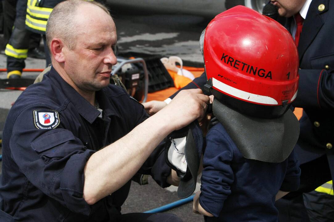 Ugniagesiai į savo šventę pakvietė kretingiškius