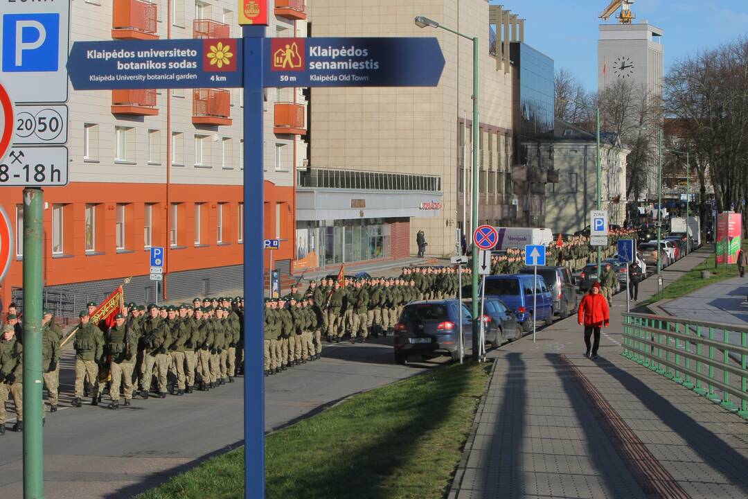 Lietuvos kariuomenės dienos minėjimas Klaipėdoje