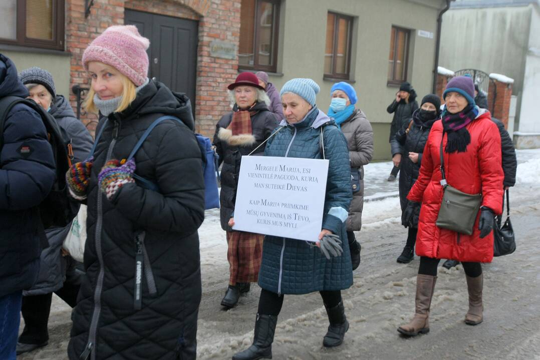 Piligrimų žygis per Klaipėdą