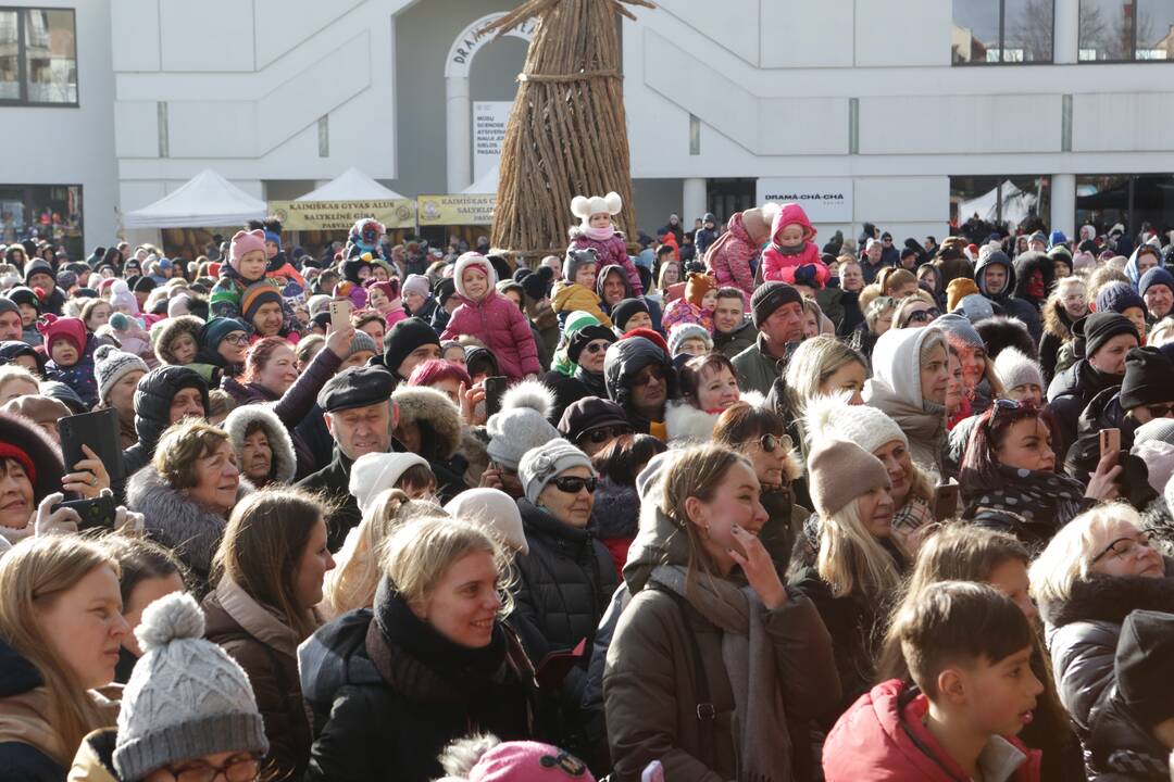 Užgavėnės uostamiestyje - klaipėdiečiai kvietė pavasarį