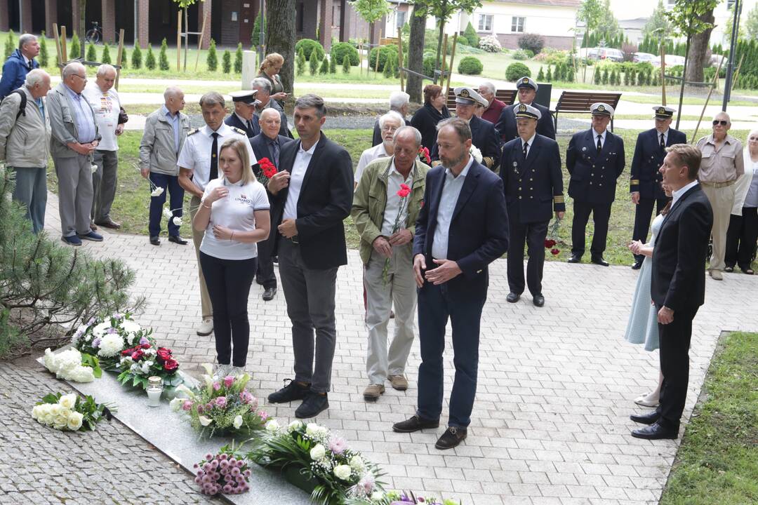 Žuvusios laivo „Linkuva“ įgulos pagerbimas