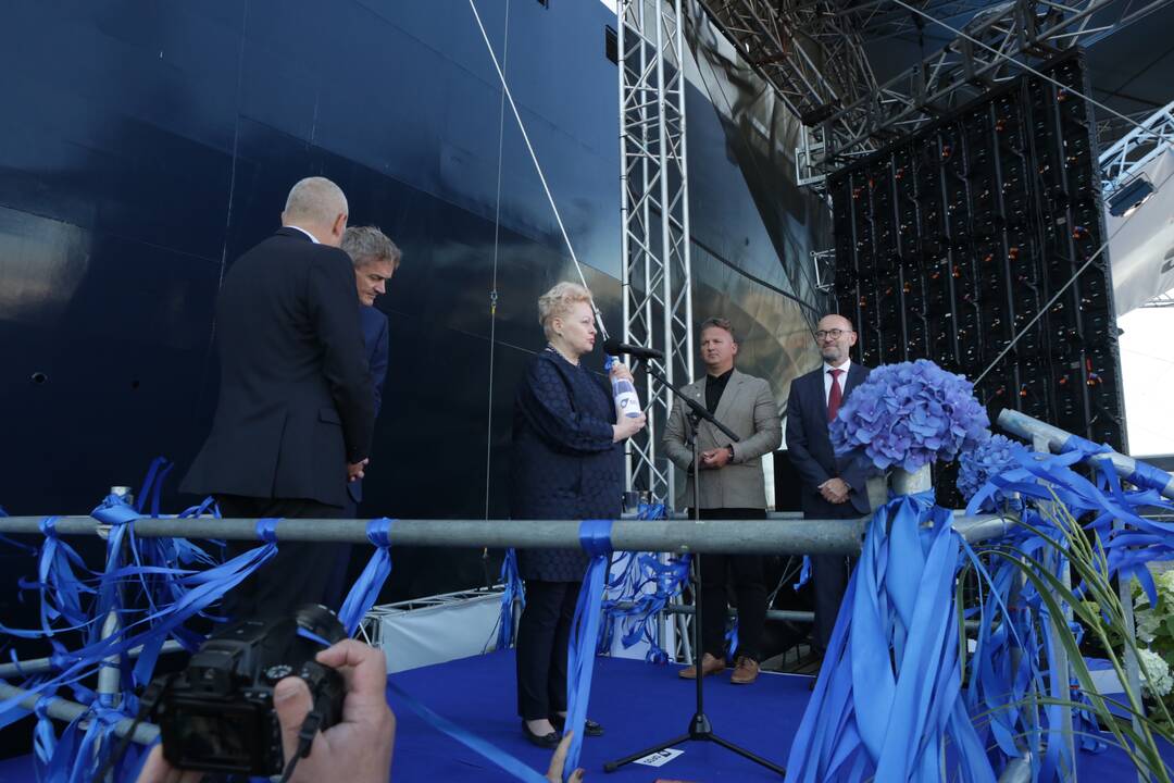 DFDS kelto vardo suteikimo ceremonija