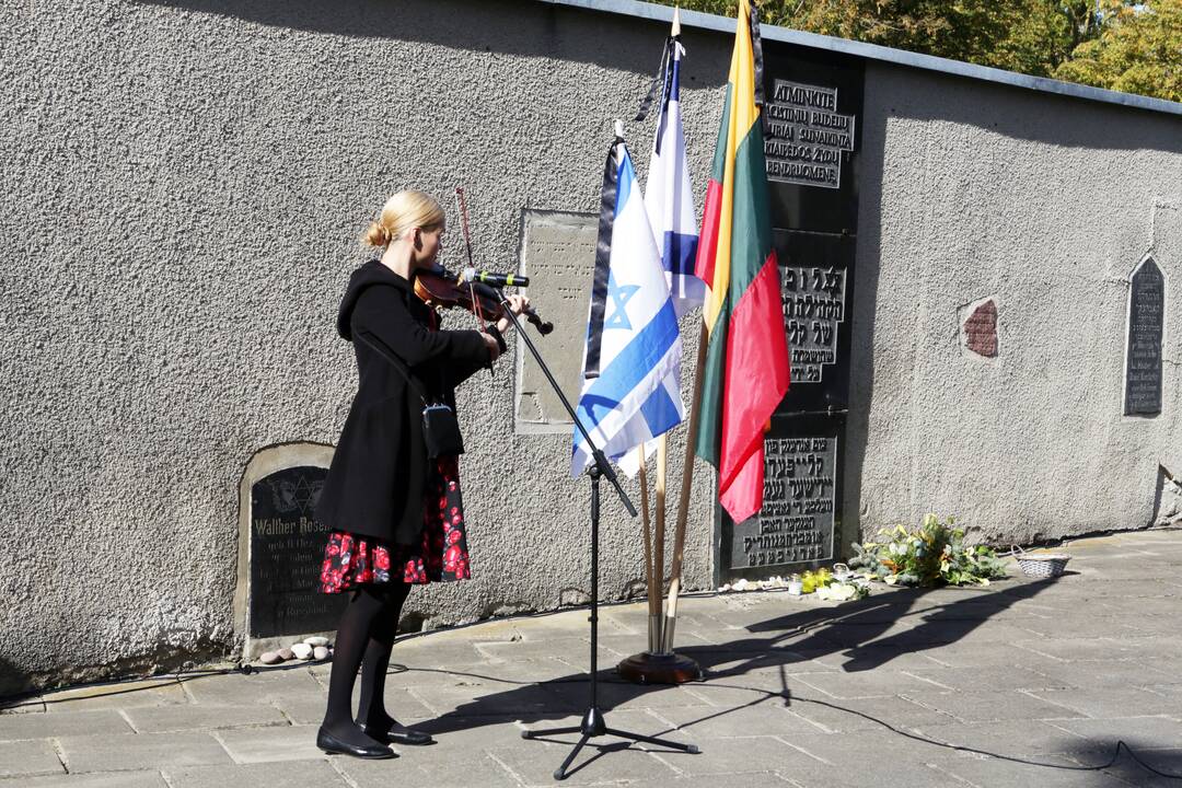 Lietuvos žydų genocido atminimo dienos minėjimas