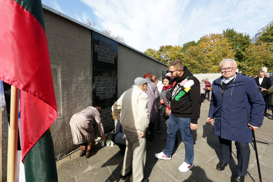 Lietuvos žydų genocido atminimo dienos minėjimas