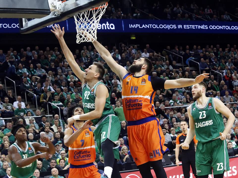 Eurolyga: Žalgiris - Valencia 82:86