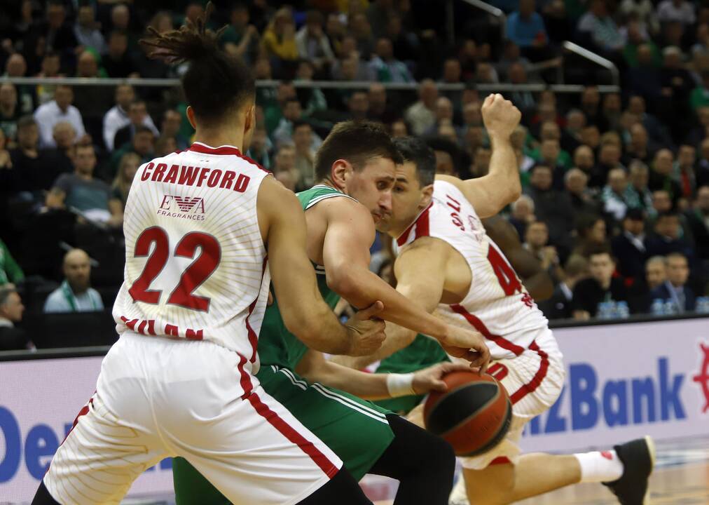 Eurolyga: „Žalgiris“ – „Olimpia“ 105:97