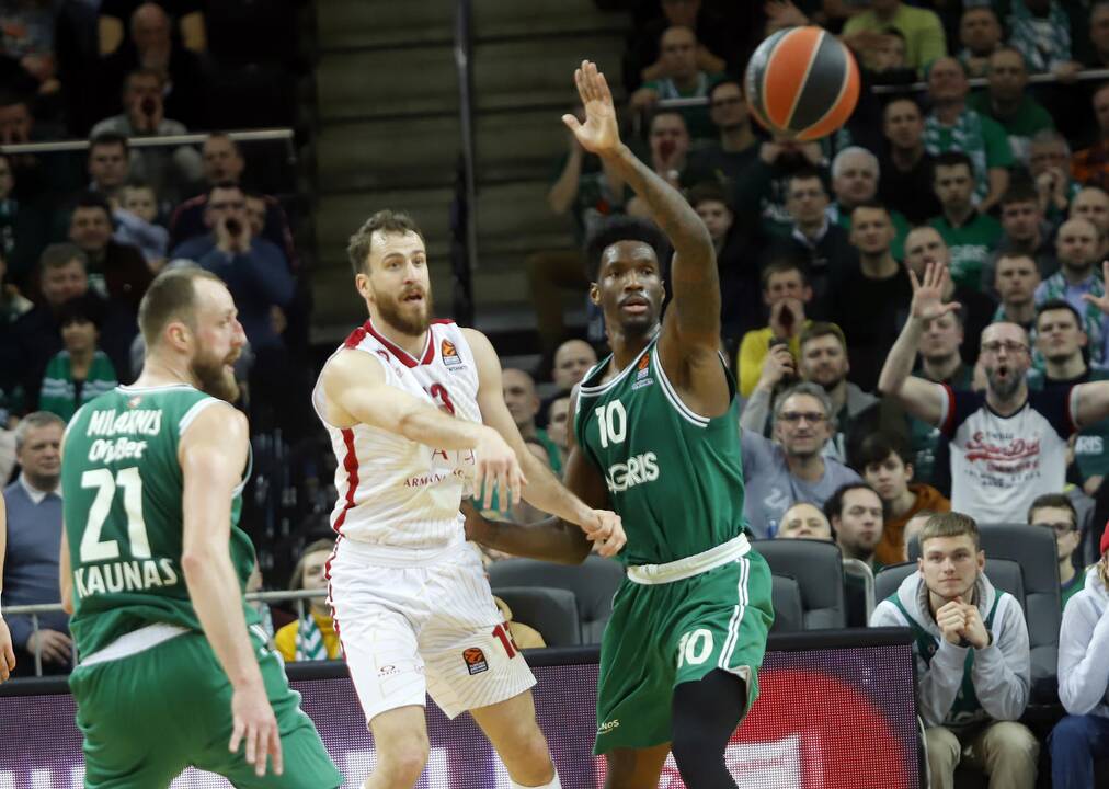 Eurolyga: „Žalgiris“ – „Olimpia“ 105:97