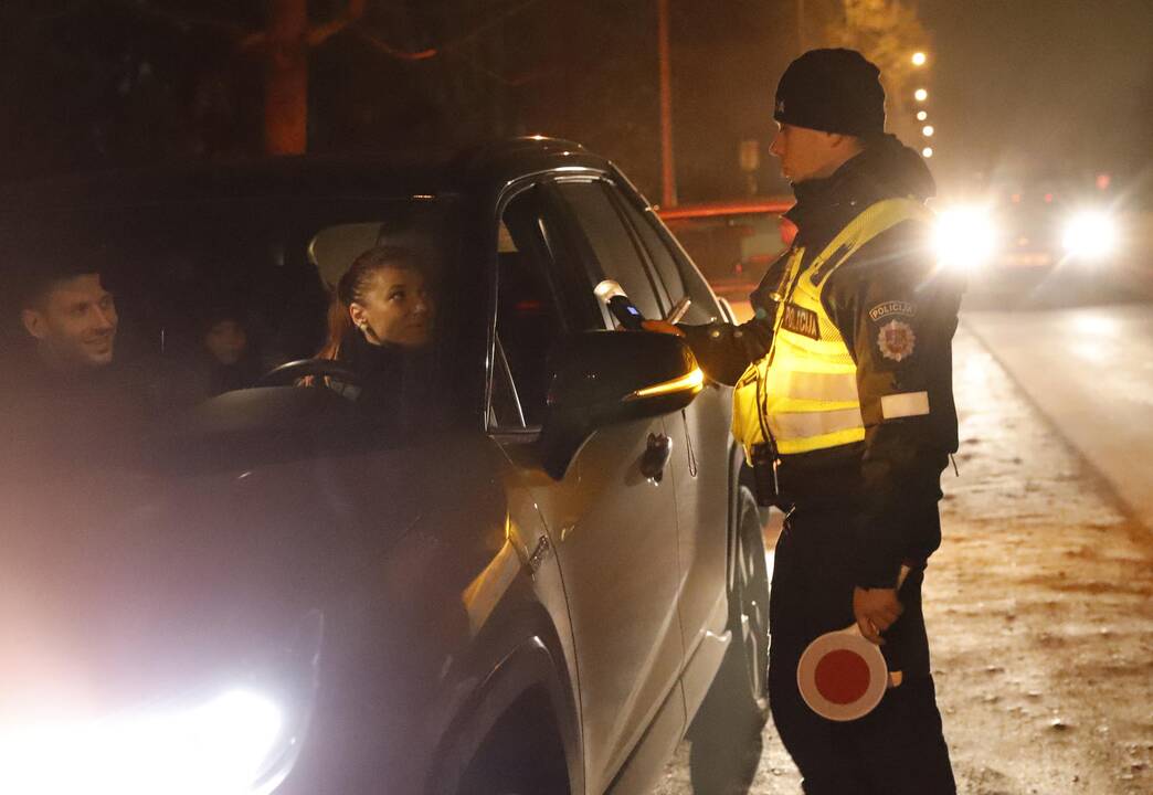 Kauno policijos vykdytas reidas 