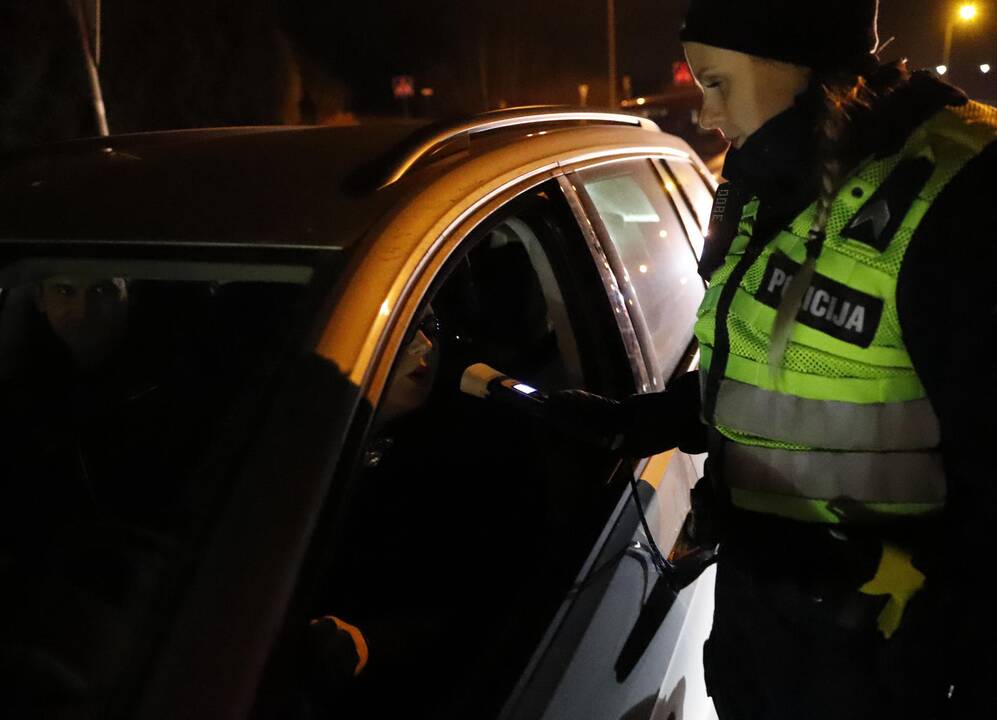 Kauno policijos vykdytas reidas 