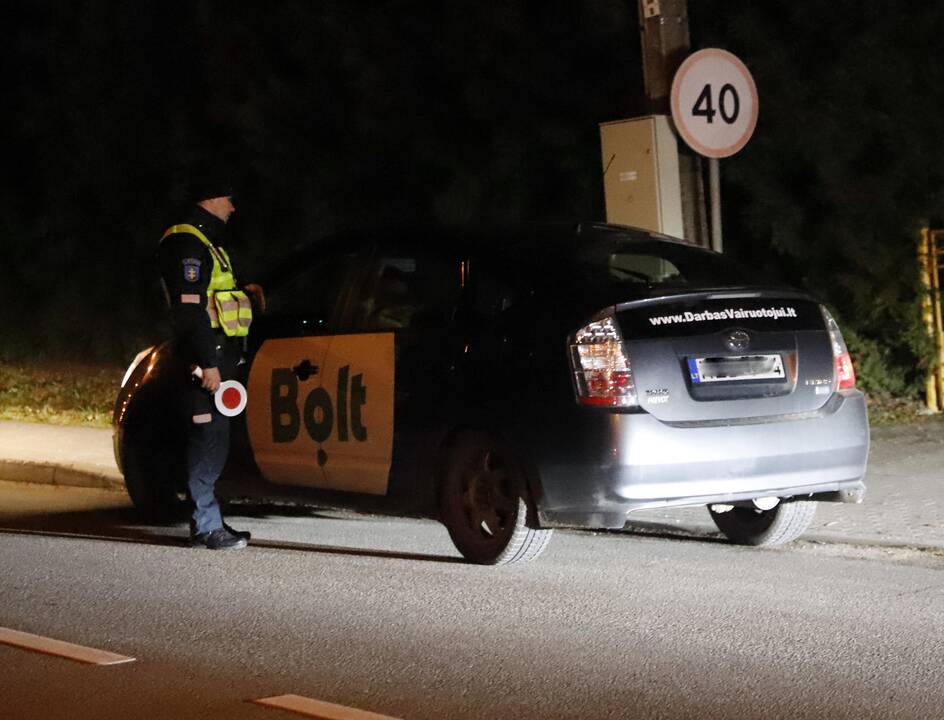 Kauno policijos vykdytas reidas 