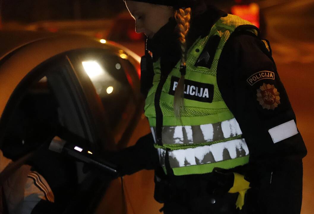 Kauno policijos vykdytas reidas 