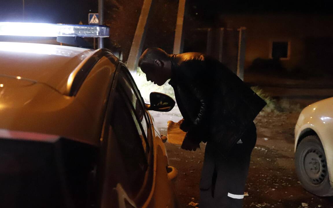 Kauno policijos vykdytas reidas 