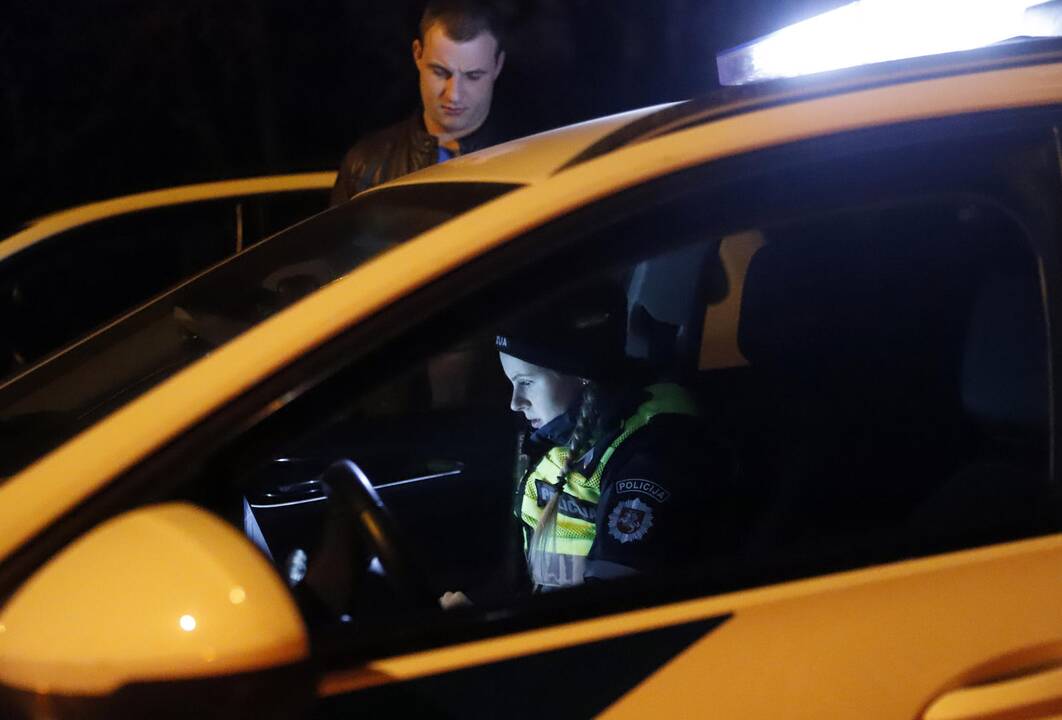 Kauno policijos vykdytas reidas 