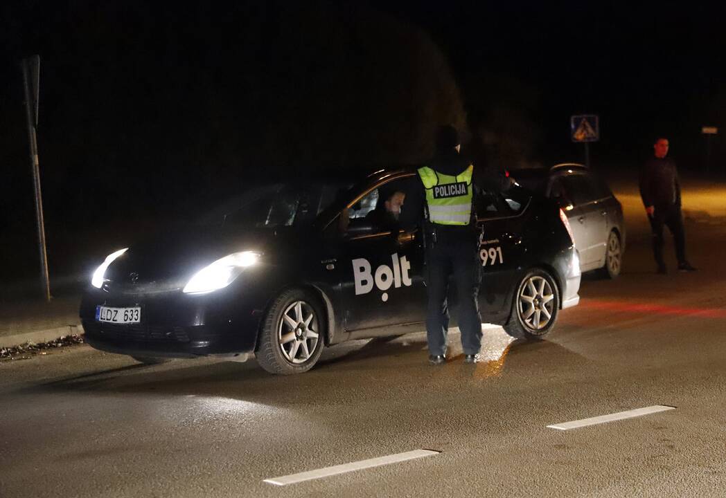 Kauno policijos vykdytas reidas 