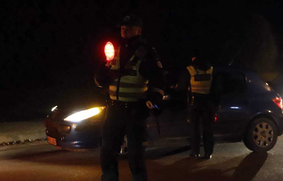 Kauno policijos vykdytas reidas 