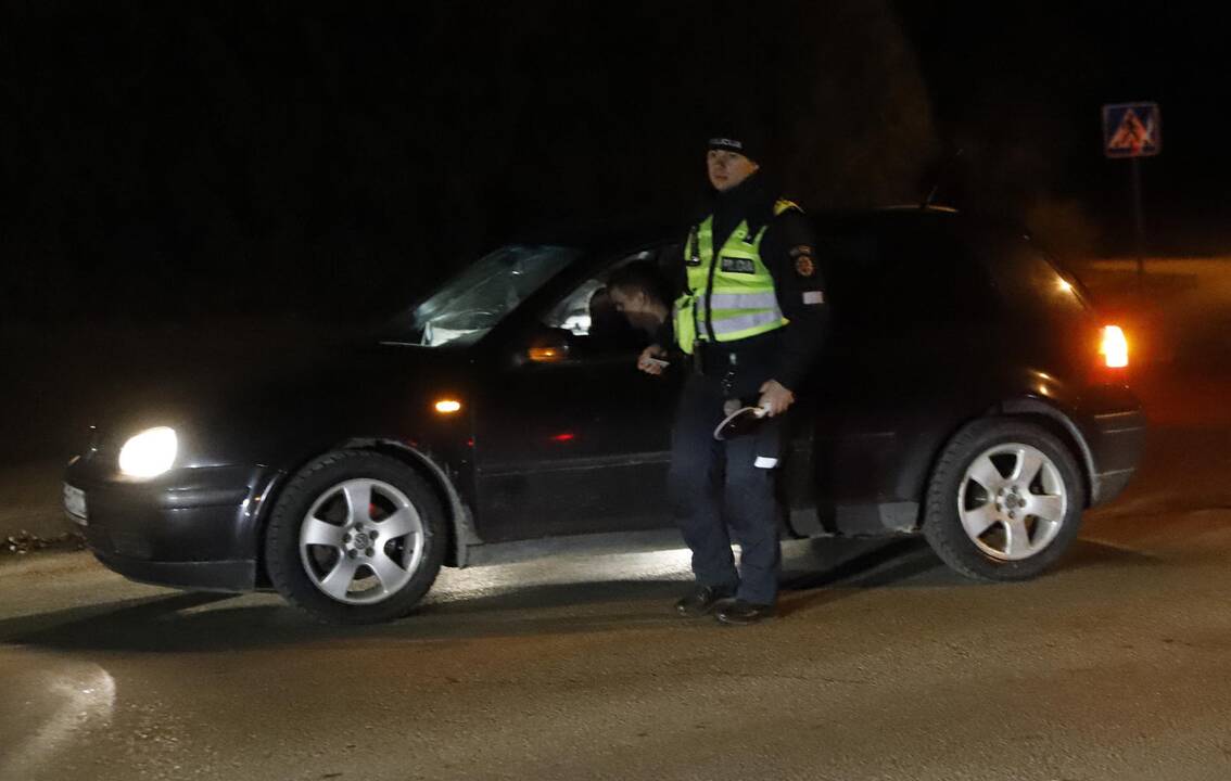 Kauno policijos vykdytas reidas 