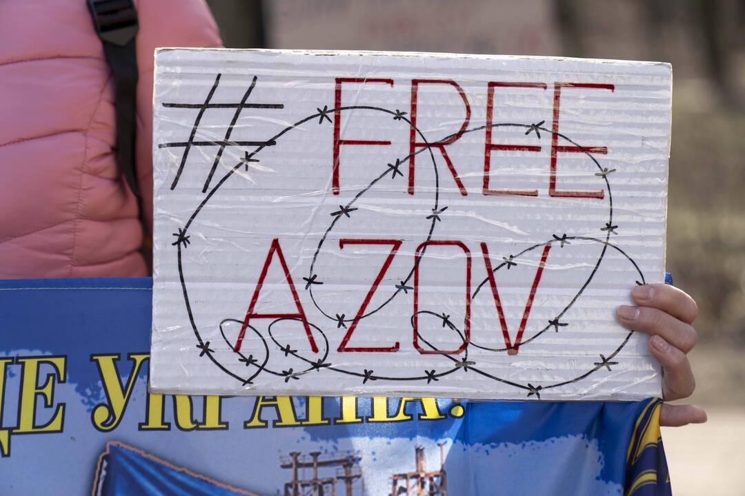 Rusijoje ilgiems metams kalėjimo nuteisti „Azov“ savanoriai ir jiems padėję civiliai