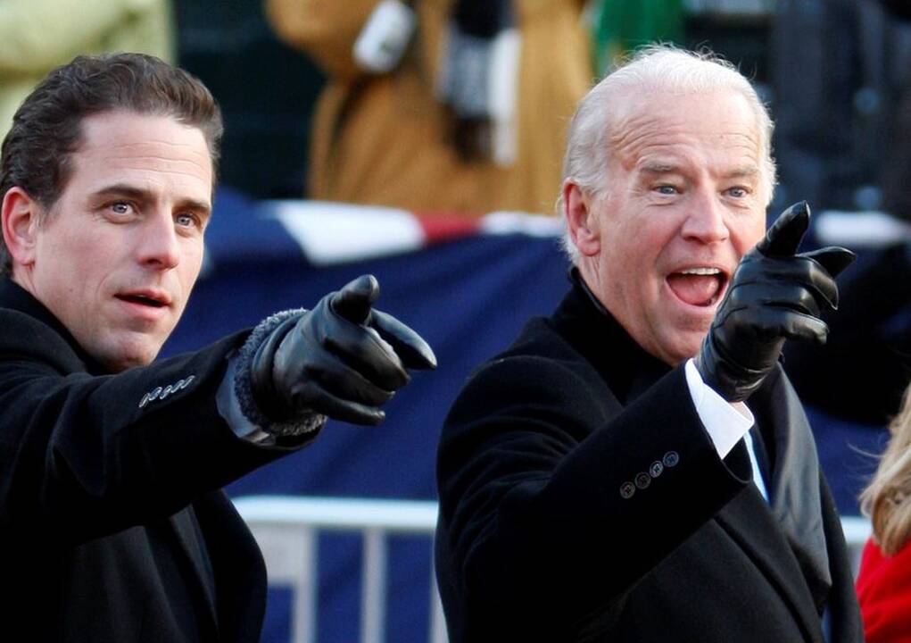 Hunteris ir Joe Bidenai