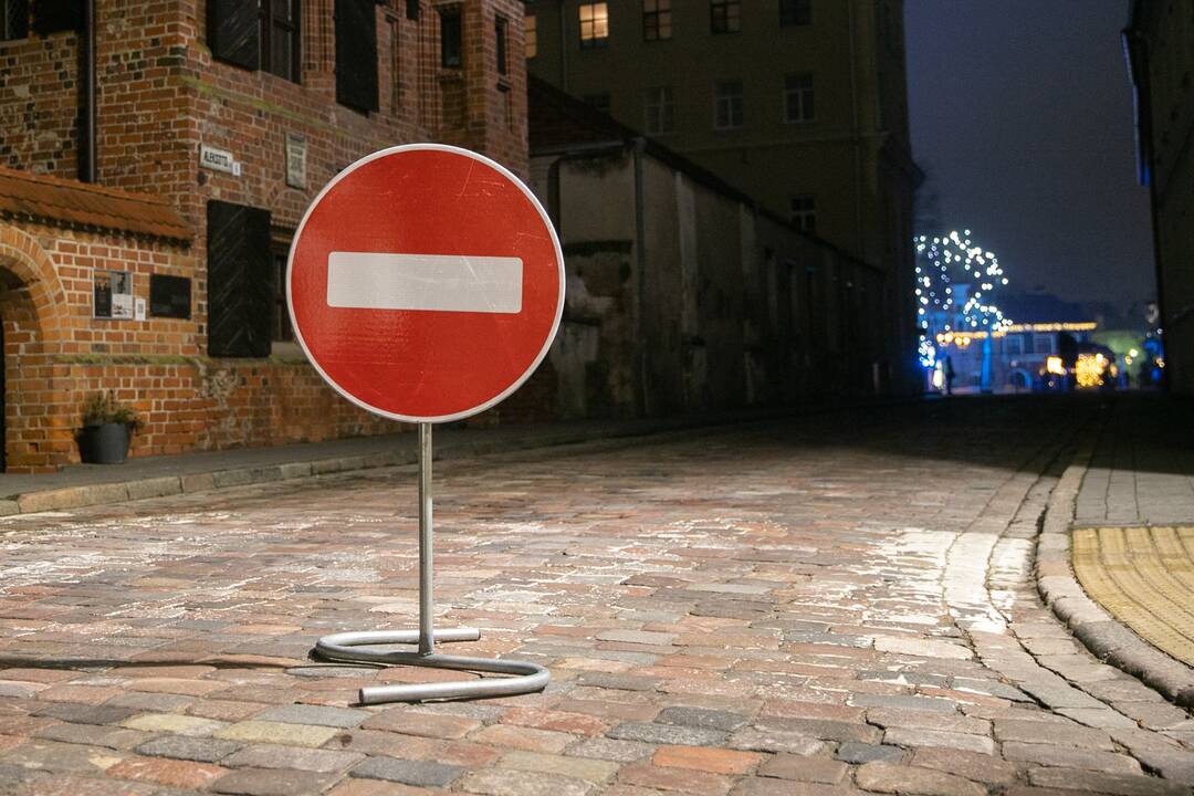Kauno Rotušės aikštė uždaryta