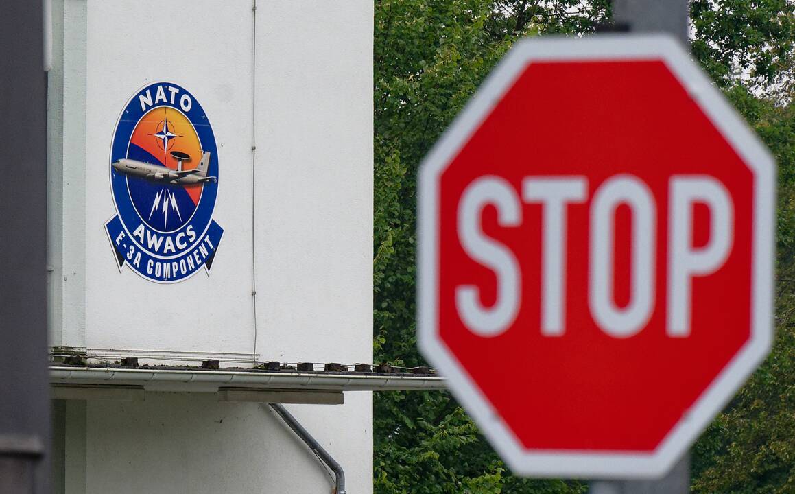 NATO padidino saugumo lygį Vokietijos Gailenkircheno oro pajėgų bazėje