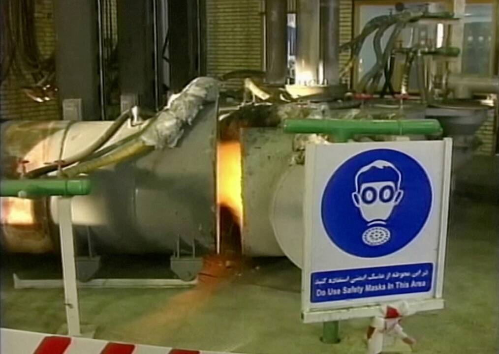 Vakarai: Iranas egali paaiškinti, kodėl sodrina rekordinius urano kiekius