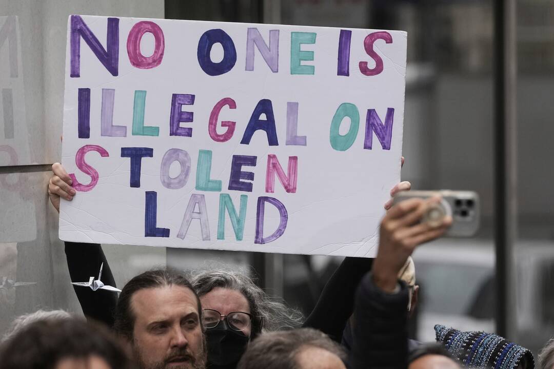 San Franciske per protestus prieš ICE reidus sulaikyta 60 asmenų