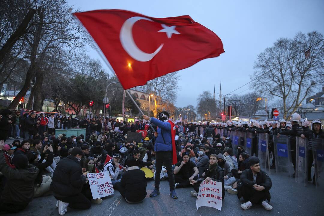 Europos Taryba ragina Turkiją leisti žmonėms laisvai protestuoti