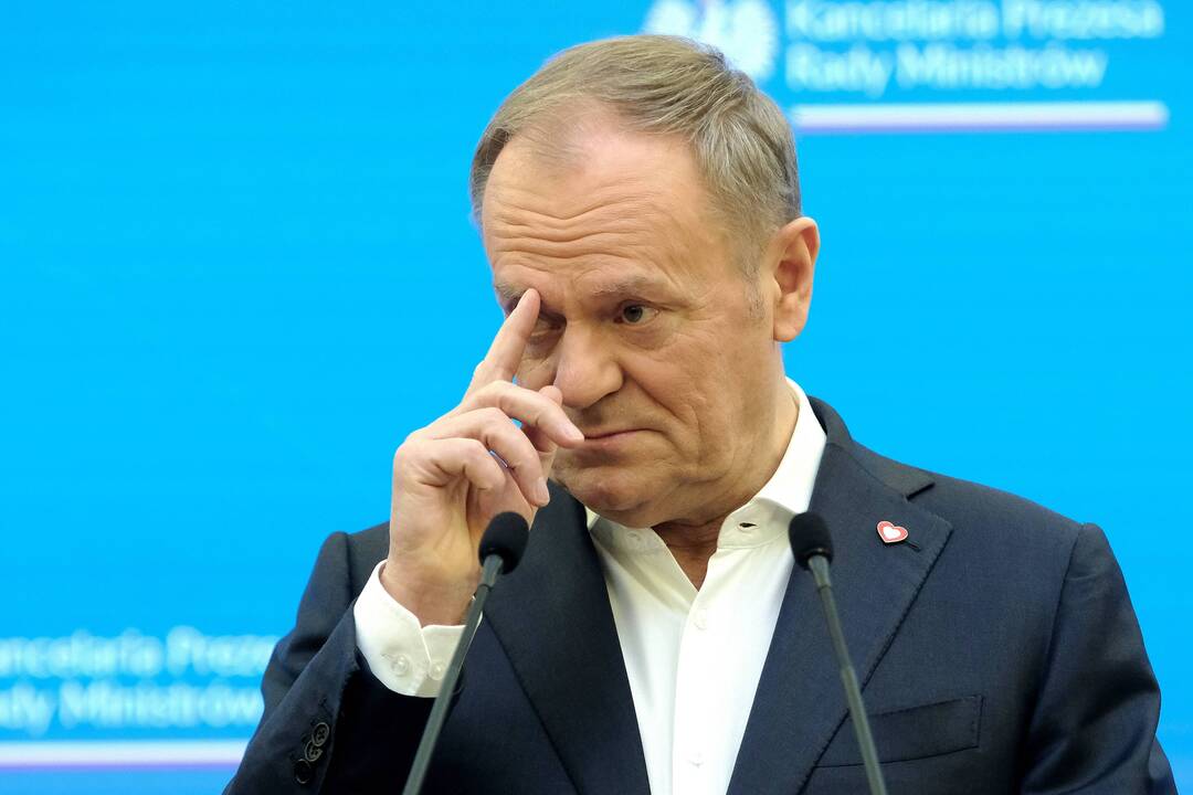 Tuskas: priverstinė Ukrainos kapituliacija reikštų visų Vakarų kapituliaciją