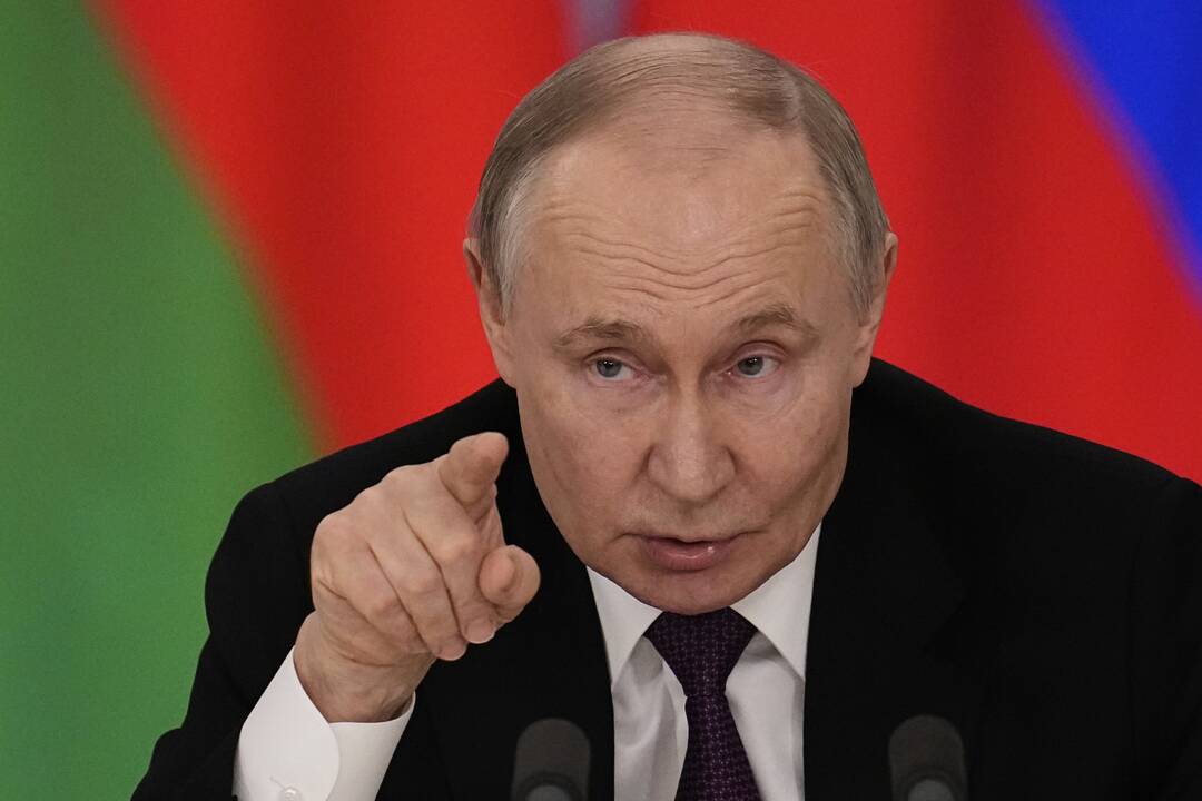 JAV žvalgyba: V. Putinas neatsisakė planų užkariauti Ukrainą
