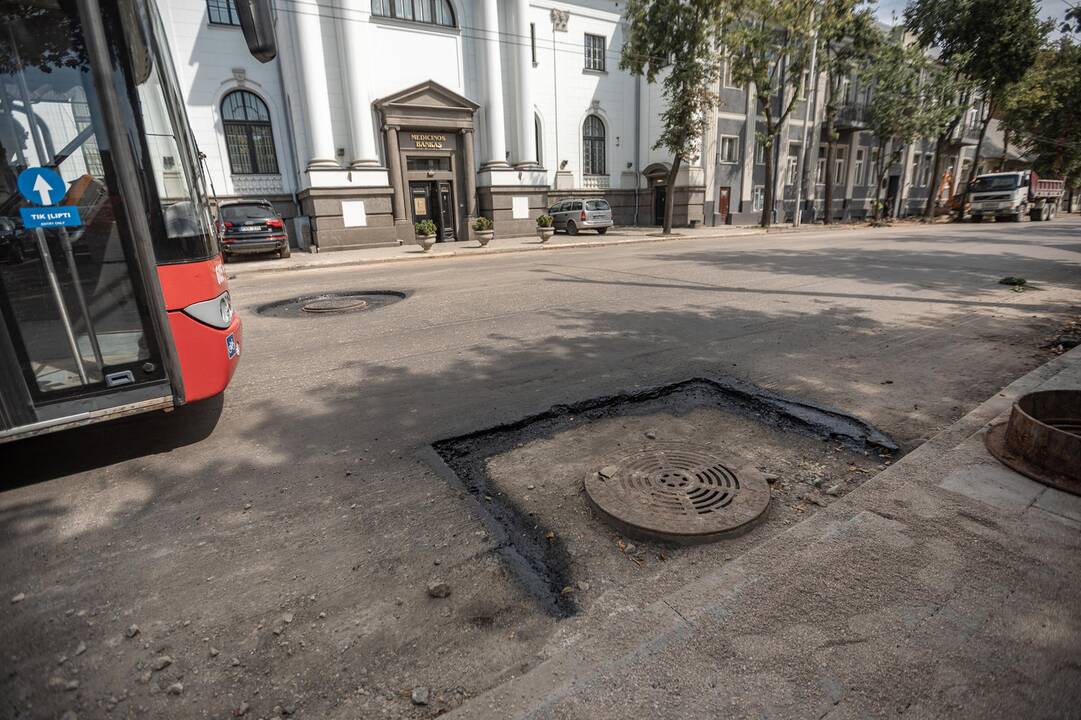 Tvarkomos centrinės Kauno gatvės