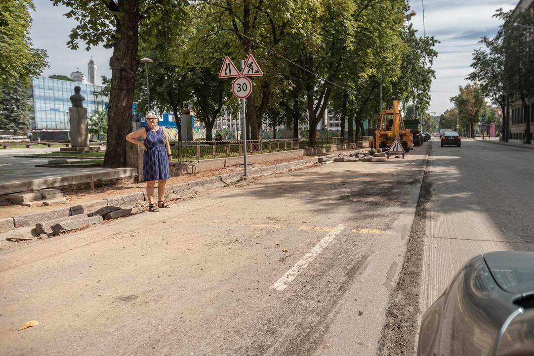 Tvarkomos centrinės Kauno gatvės