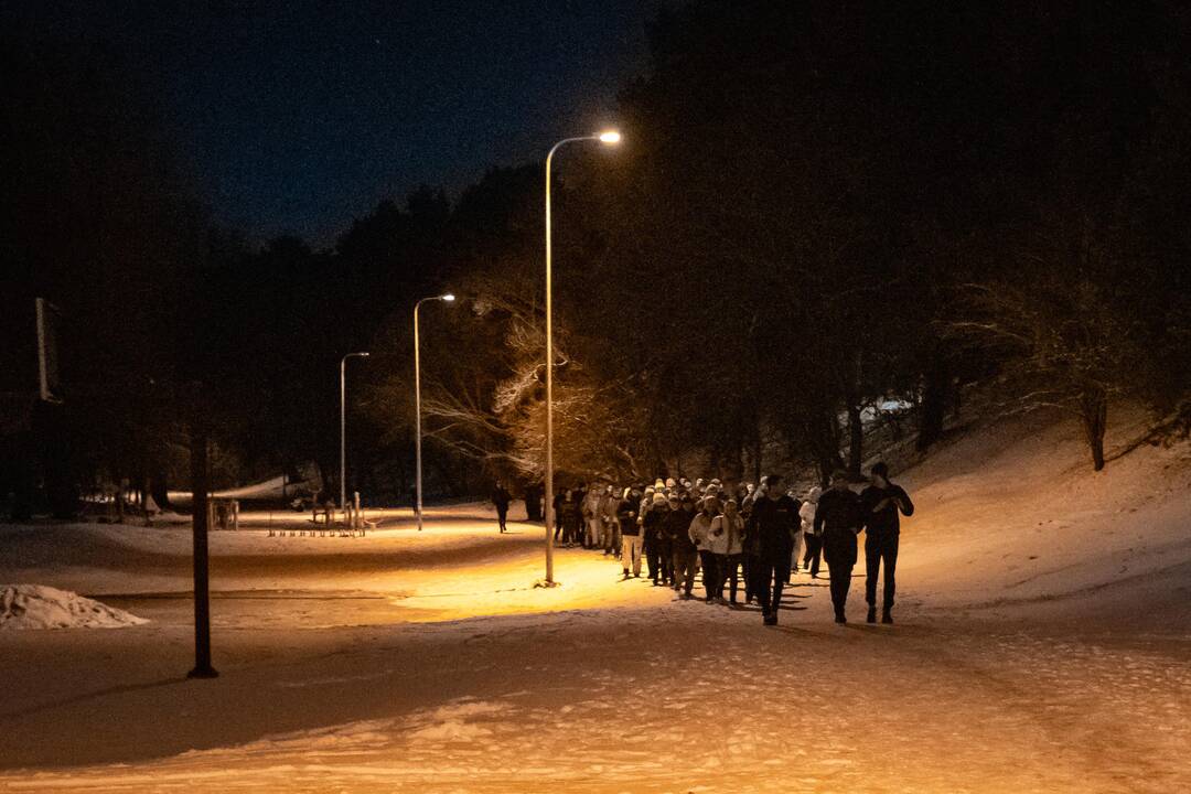 Maudynės lediniame Nemune