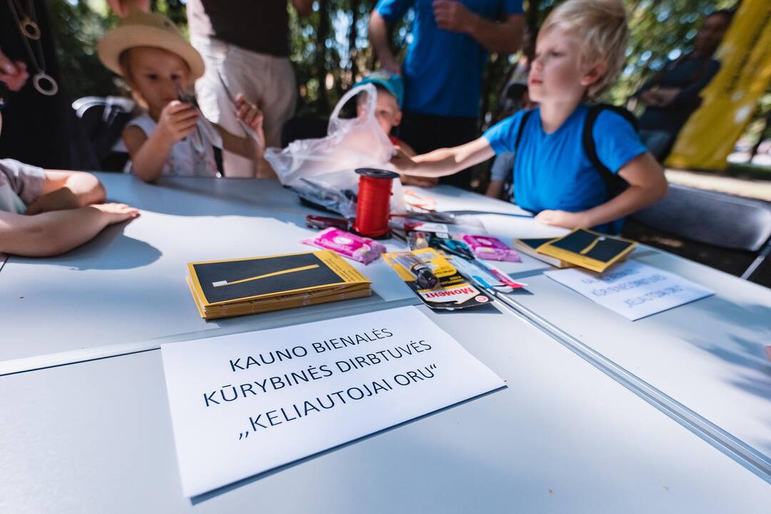 „Keliautojų oru“ dirbtuvės