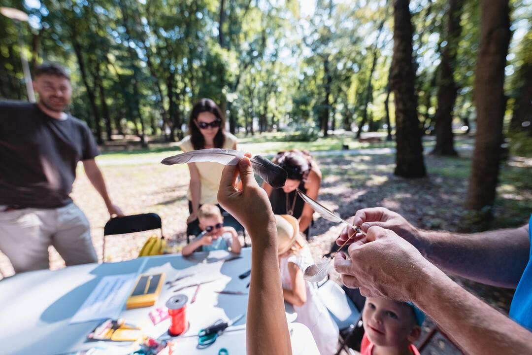 „Keliautojų oru“ dirbtuvės