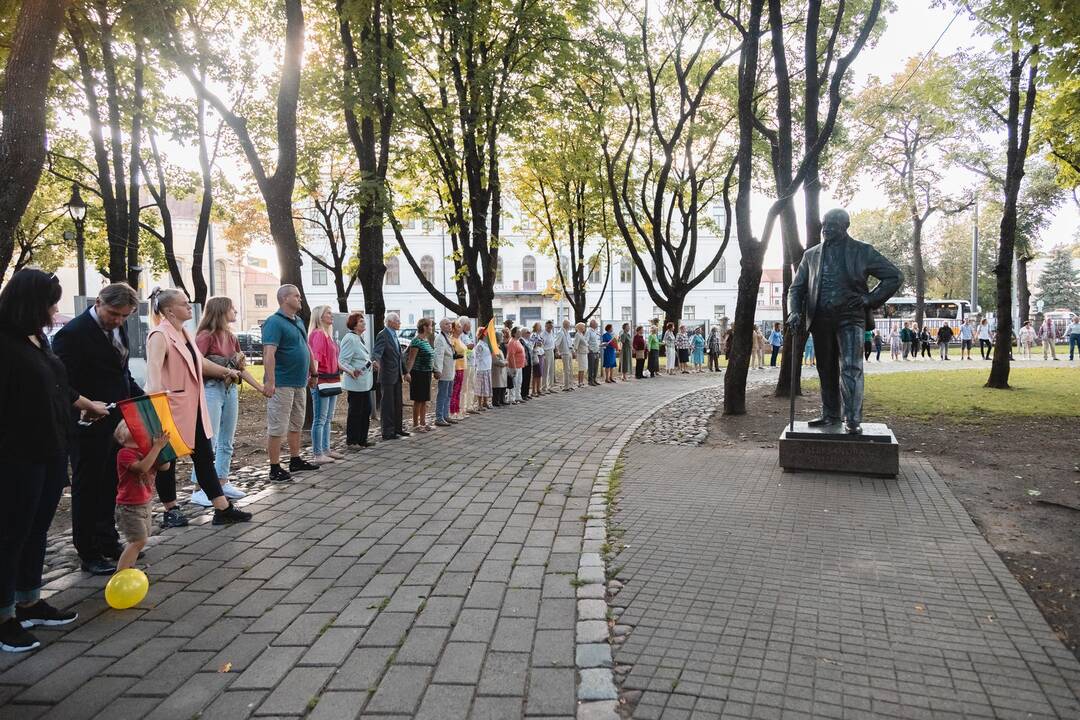 Baltijos kelio minėjimas Kauno prezidentūroje