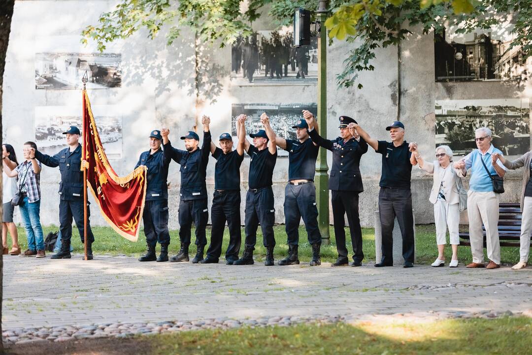 Baltijos kelio minėjimas Kauno prezidentūroje