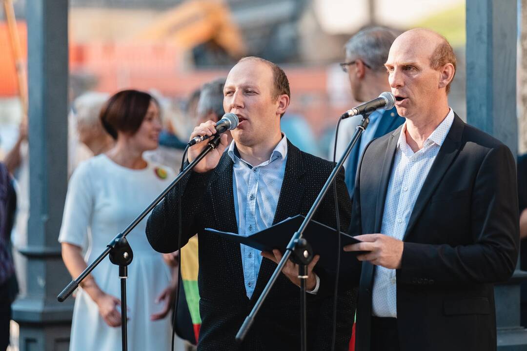 Baltijos kelio minėjimas Kauno prezidentūroje