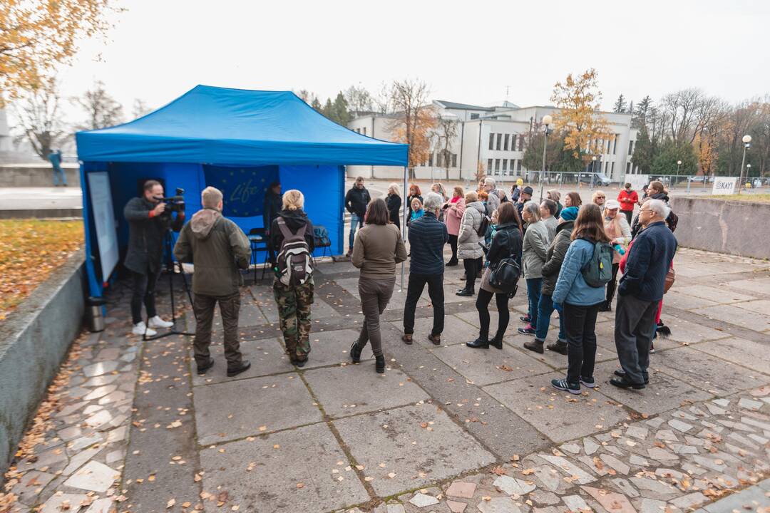 Ąžuolyno gamtotvarkos darbų pristatymas
