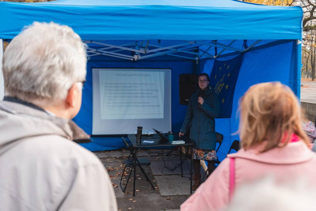 Ąžuolyno gamtotvarkos darbų pristatymas