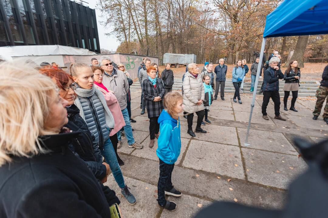 Ąžuolyno gamtotvarkos darbų pristatymas