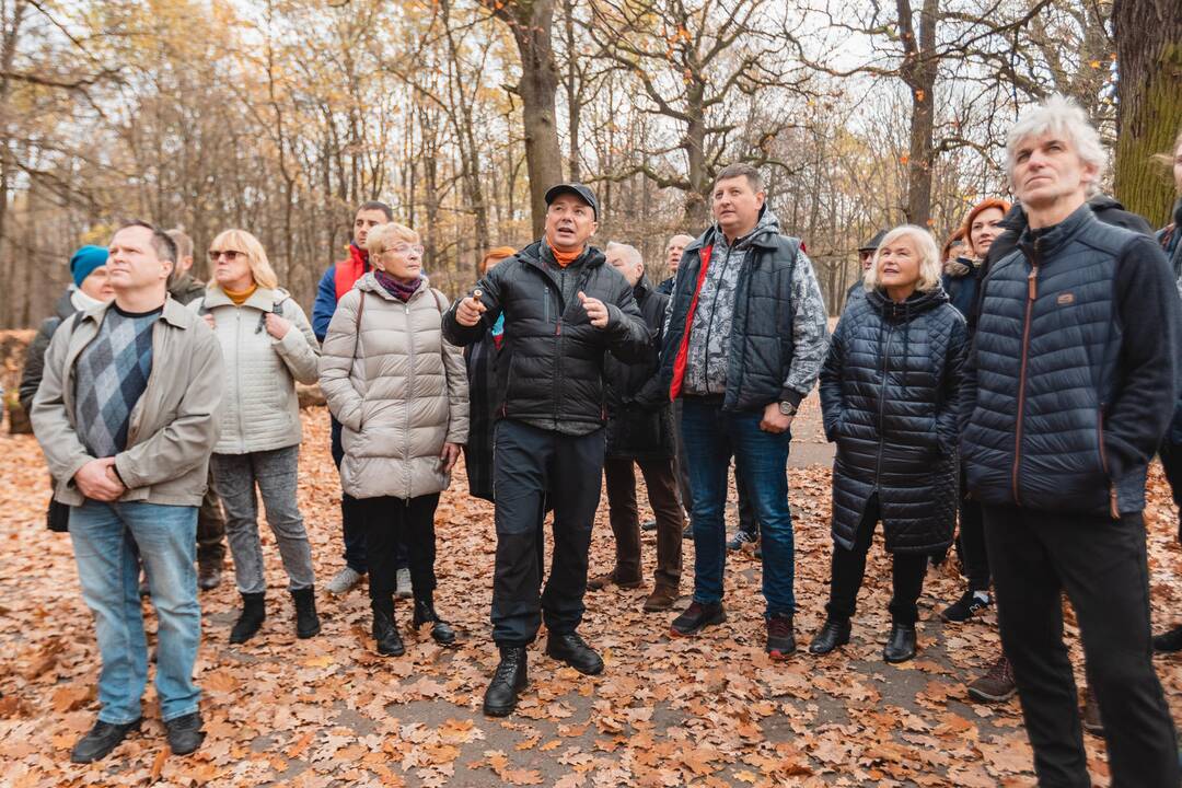 Ąžuolyno gamtotvarkos darbų pristatymas