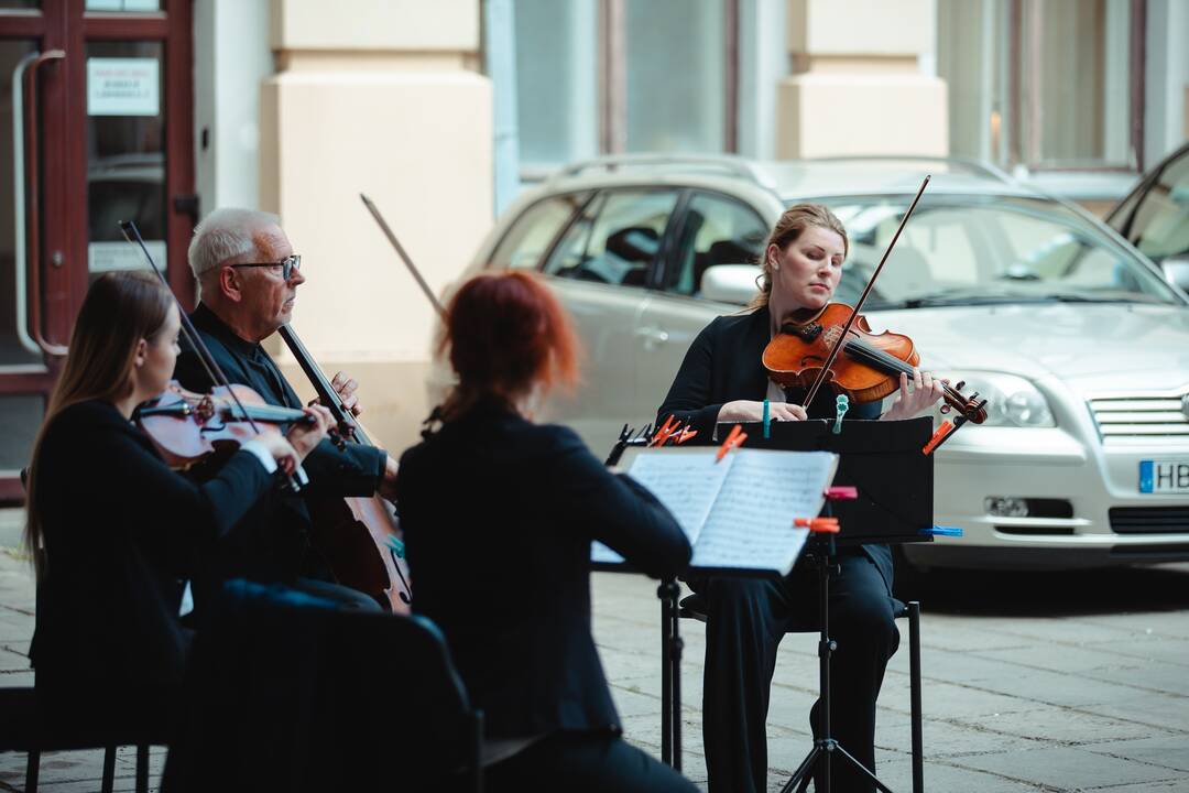 Kaunas prisijungė prie akcijos „Ačiū, Lietuva!“