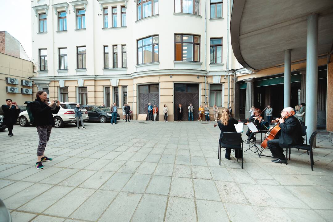 Kaunas prisijungė prie akcijos „Ačiū, Lietuva!“