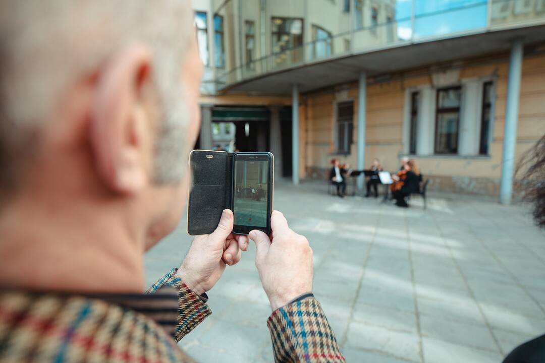 Kaunas prisijungė prie akcijos „Ačiū, Lietuva!“