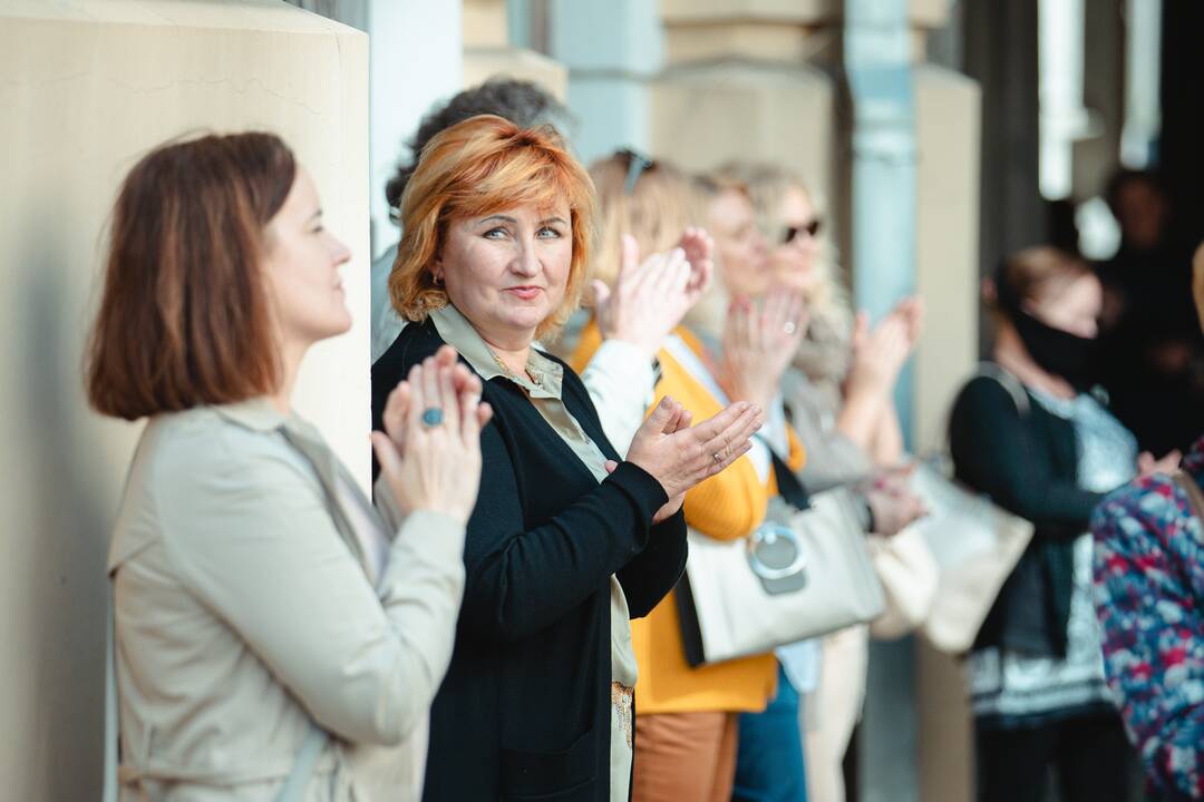 Kaunas prisijungė prie akcijos „Ačiū, Lietuva!“